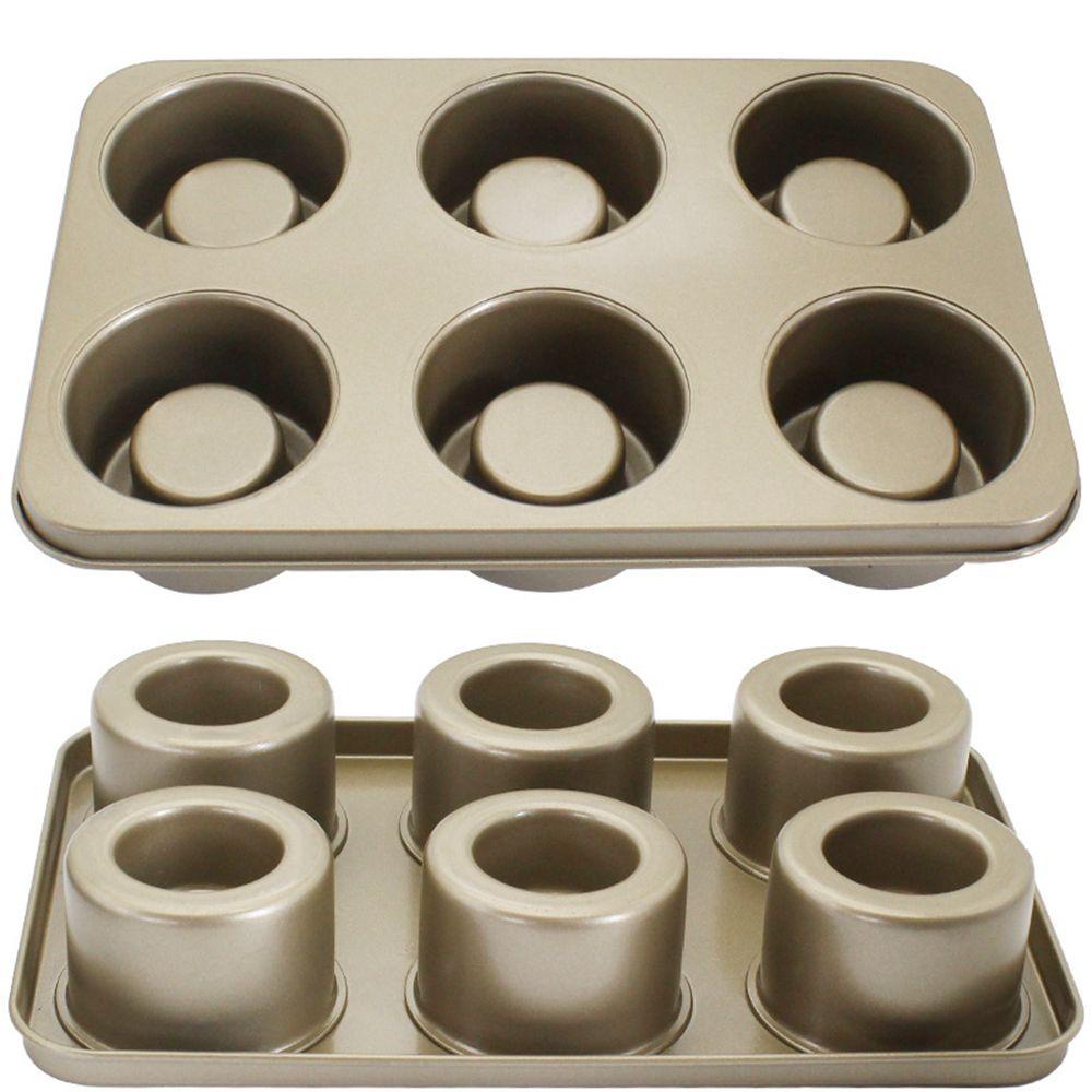 Khuôn Làm Bánh Bằng Thép Carbon Chống Dính Tiện Dụng Cho Nhà Bếp DIY
