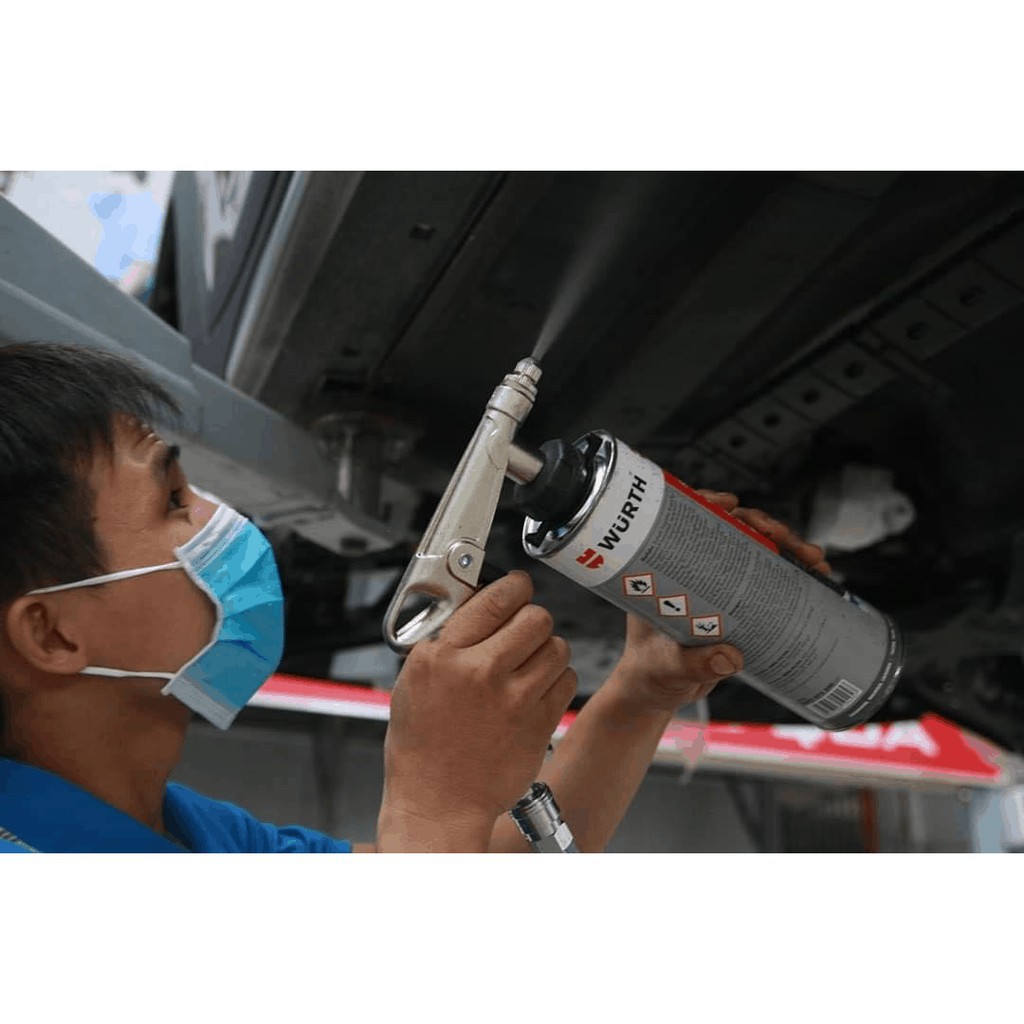 Sơn Phủ Gầm Chống Han Gỉ WURTH 1000ml - Hạn chế Tiếng Ồn, Ngập Nước - Công nghệ Đức - Sky shop