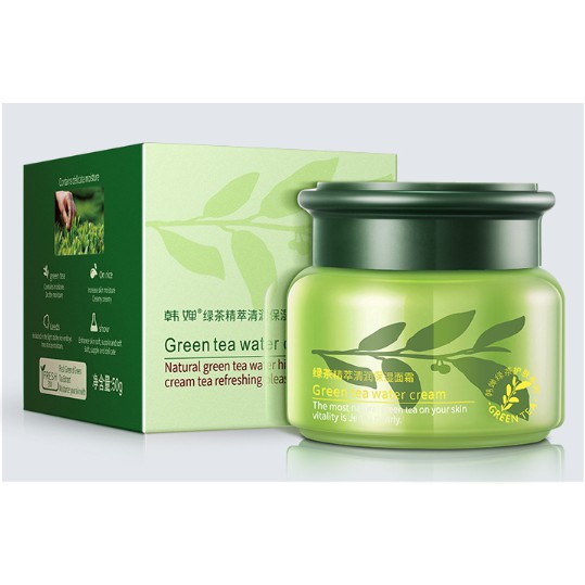 Rorec Green Tea Water Cream - Kem Dưỡng Trà Xanh