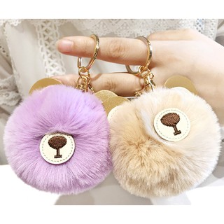 móc khóa cục bông con gấu