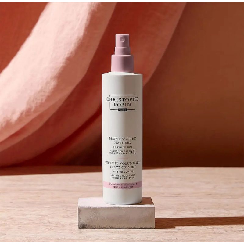 Xịt khoáng làm tăng độ phồng tóc CHRISTOPHE ROBIN INSTANT VOLUMISING LEAVE-IN MIST WITH ROSE WATER