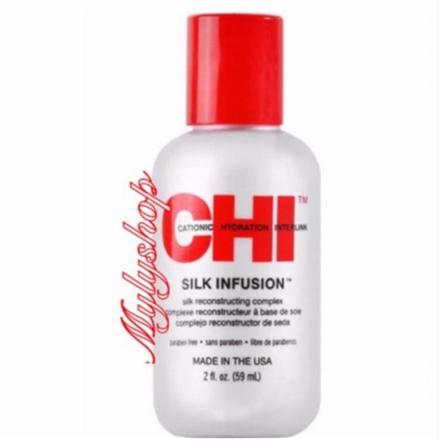 Dưỡng bóng và phục hồi tóc Chi Silk Infusion 59ml