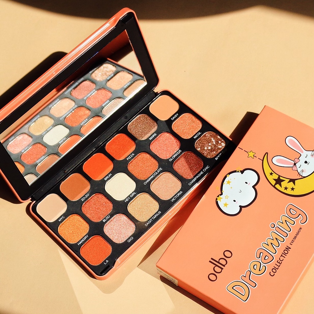 Bảng Phấn Mắt Odbo Dreaming Có Đủ Màu OD224 ODBO DREAMING COLLECTION EYESHADOW