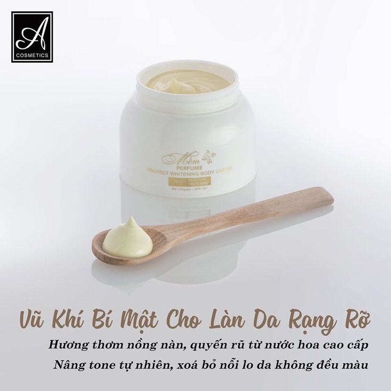 Kem Body A COSMETICS, Kem Dưỡng Trắng Da Toàn Thân 250g