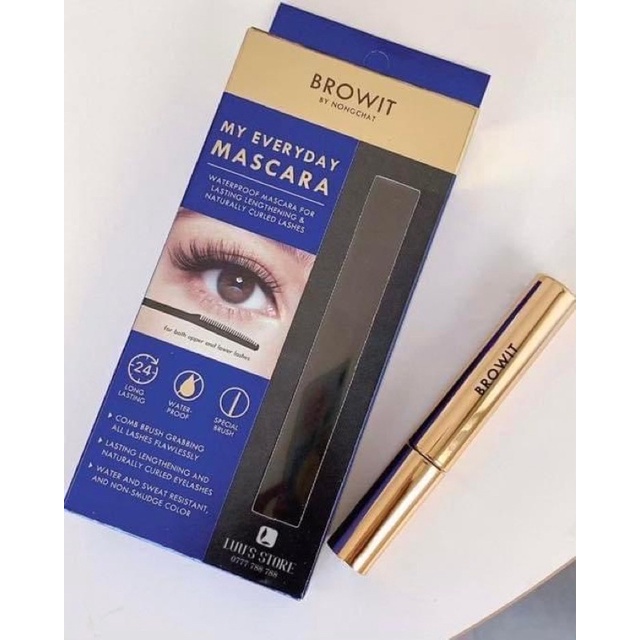 Mascara NongChat Browit Làm Dày và Dài Mi Thái Lan