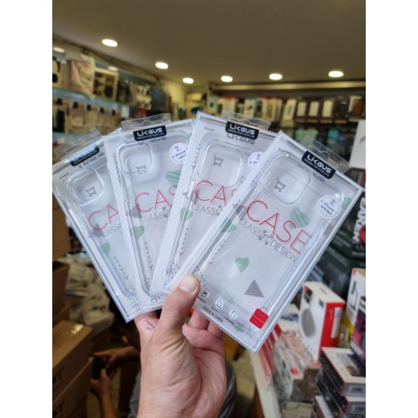 Ốp lưng Likgus trong suốt 14 pro max,14 plus,14 pro,14 trong cứng không ố màu.