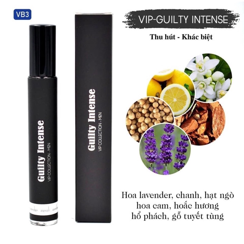 Vip-GUILTY INTENSE (Thu Hút , Đặt Biệt) -Tinh Dầu Nước Hoa Pháp Cao Cấp Cho Nữ và Nam #CH_Bleu