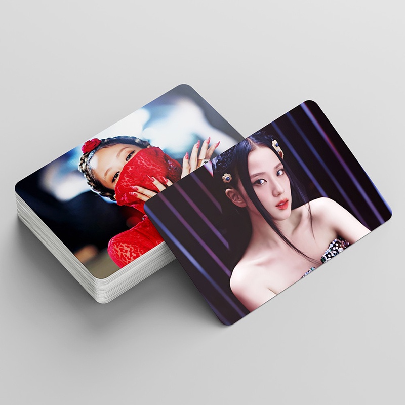 BLACKPINK LOMO Card Set 55 Tấm Thẻ Ảnh Pink Venom Hình Nhóm Nhạc