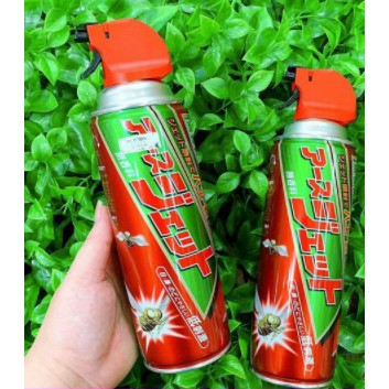 Chai xịt diệt gián, kiến,bọ chét,...côn trùng không mùi Asu # EARTH_JET 450ml - Nhật Bản (không mùi không gây dị ứng)