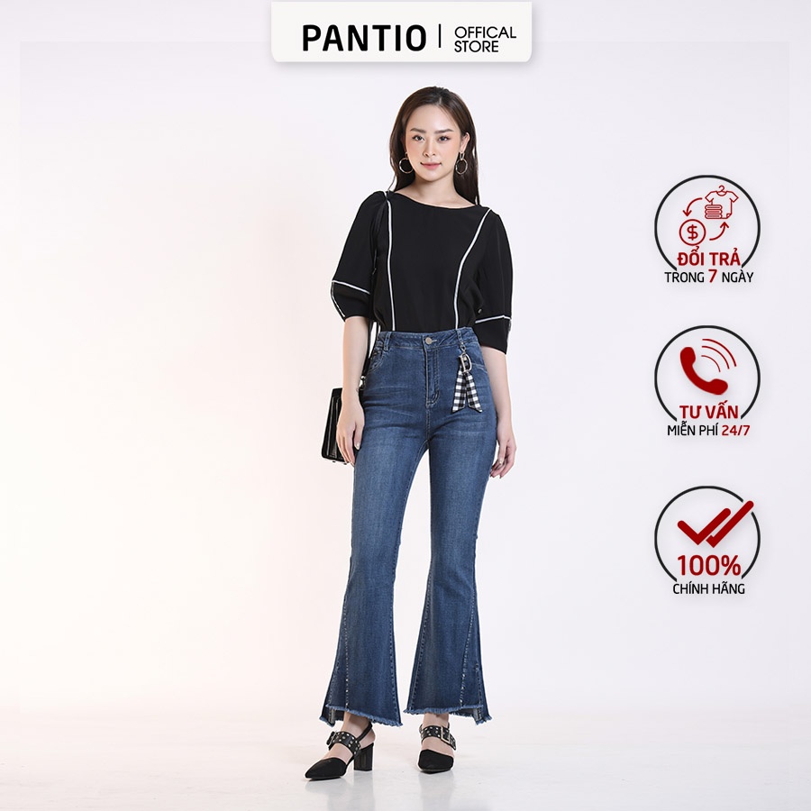 Áo sơ mi cổ tròn tay lỡ thời trang FAS52188 - PANTIO