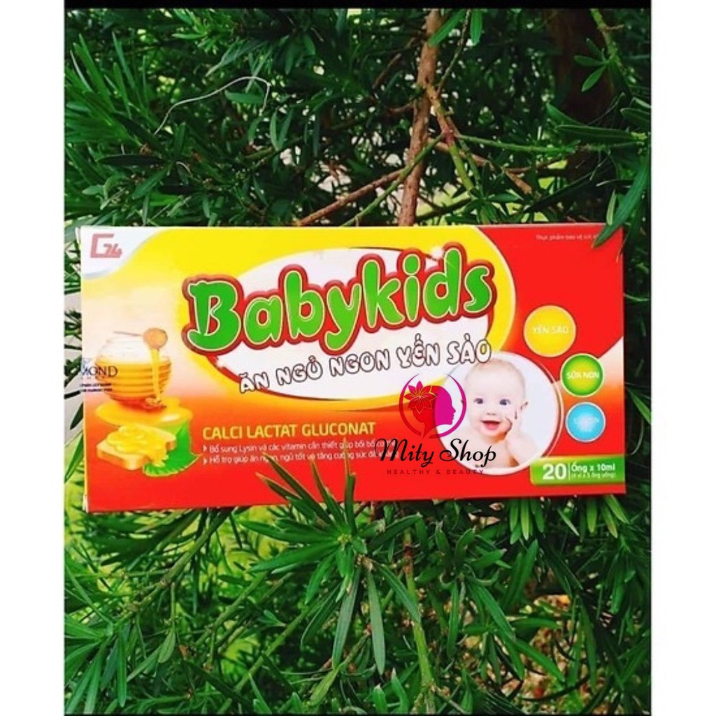 [Hàng Chính Hãng] Babykids Ăn Ngủ Ngon Yến Sào_Kèm Quà Tặng Cho Bé