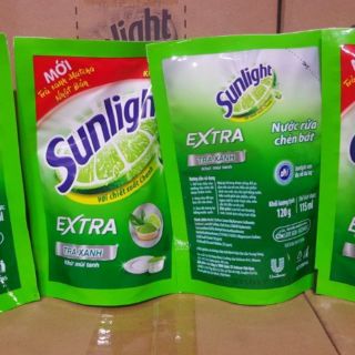 Nước rửa chén Sunlight Trà Xanh 120 ml