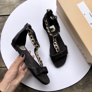 Sandal da mềm quai xích siêu cá tính