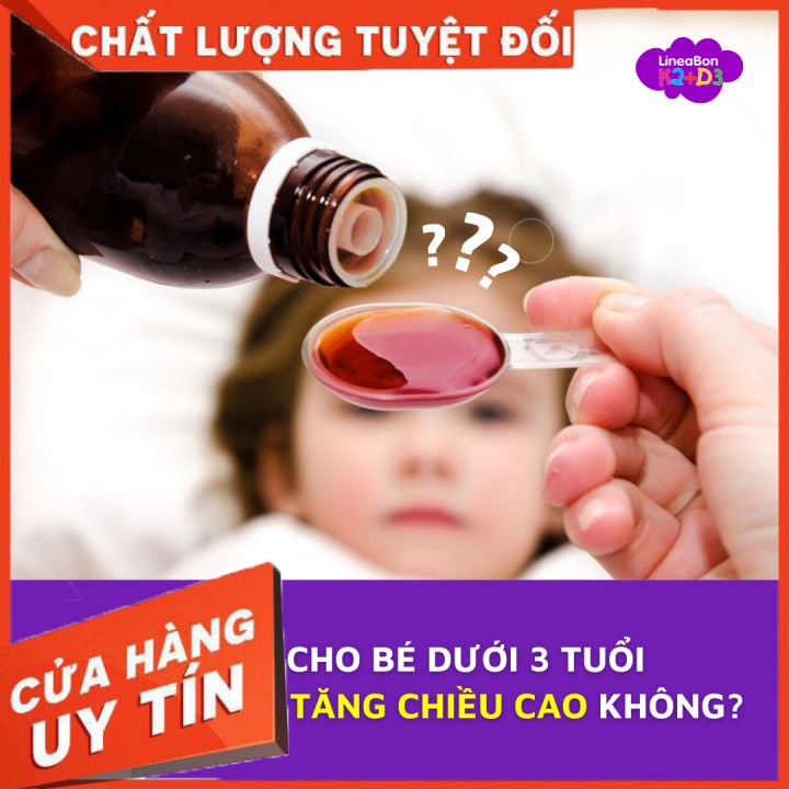 Vitamin K2 D3 cho bé Lineabon New bổ sung K2 D3 giúp tăng hấp thu canxi trẻ, ăn ngon ngủ tốt, cao lớn