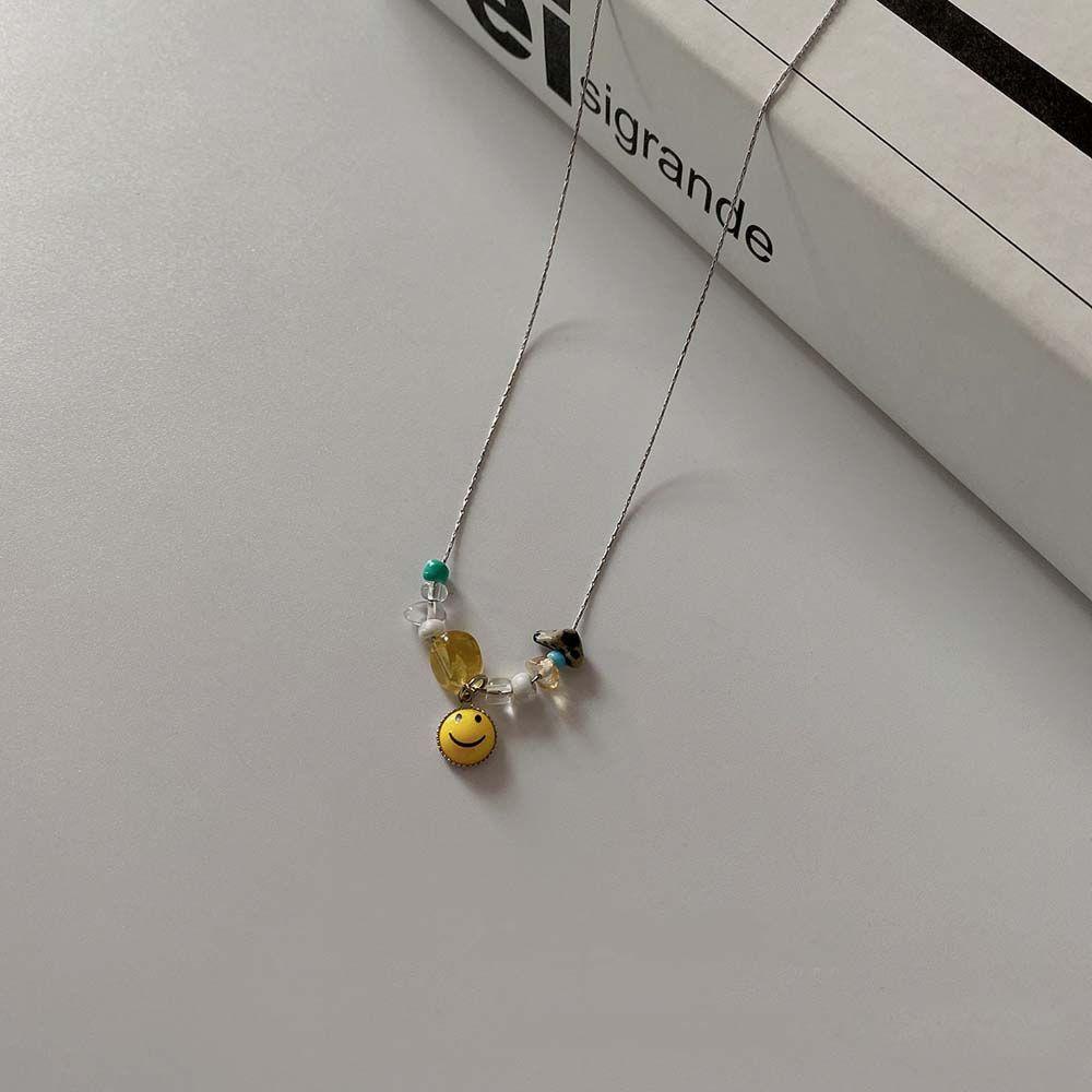 ANEMONE Vòng Cổ Choker Bằng Thép Titan Mặt Đầu Lâu Phong Cách Punk Đơn Giản Cho Nữ