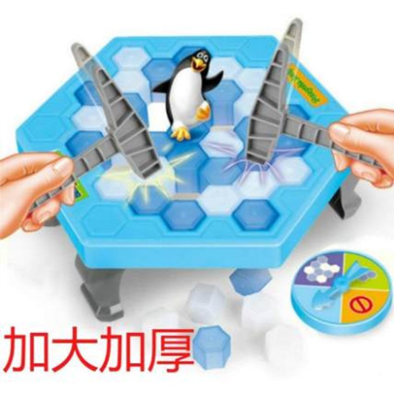 Bộ đồ chơi đập băng giải cứu chim cánh cụt cho bé