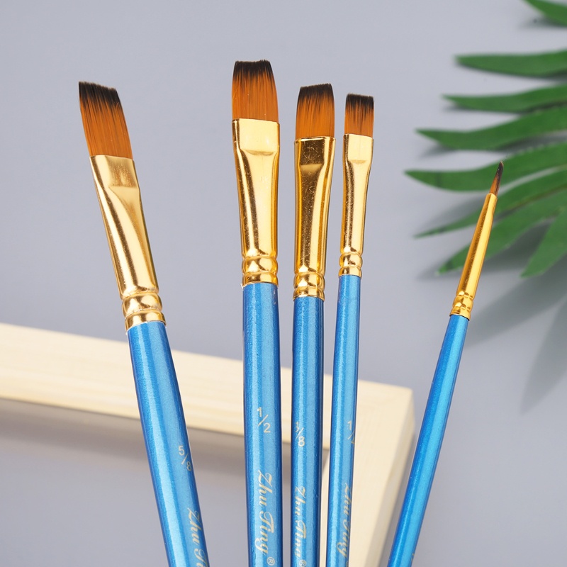 Set 5 Cọ Vẽ Tranh Sơn Dầu Chuyên Nghiệp