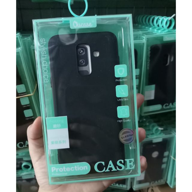 Ốp dẻo Ou case cho Galaxy A6 Plus 2018 màu đen