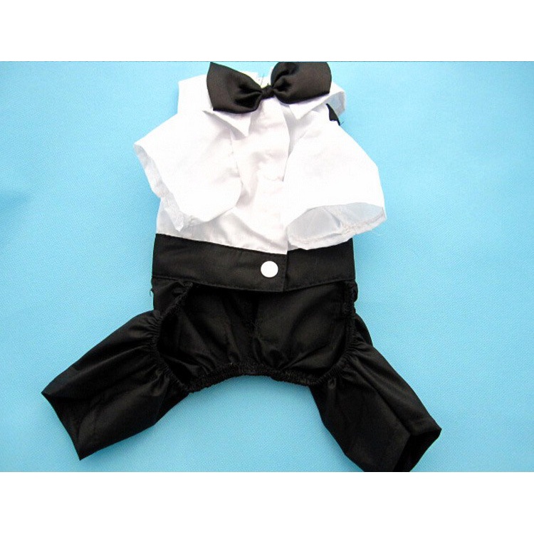 Áo vest ghile có nơ, vest jum cho chó mèo, thú cưng