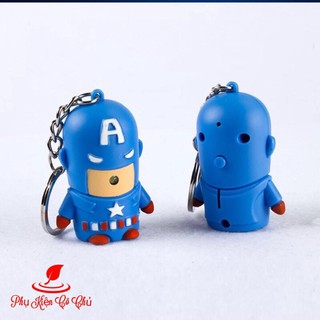 Móc Khóa Caption Đèn Led Marvel Avenger - MS122