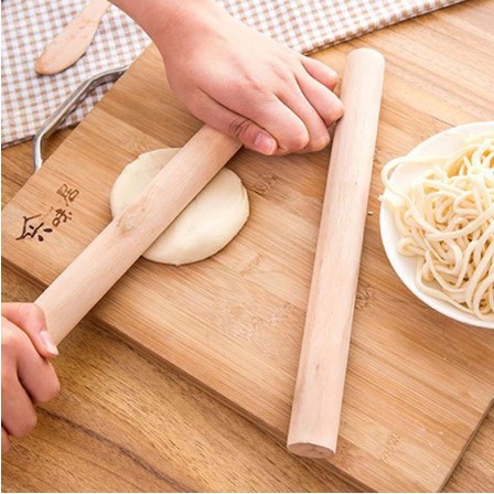 Cây lăn bột,cán bột làm bánh bằng gỗ, siêu tiện lợi, dễ sử dụng - VUA BAO BÌ