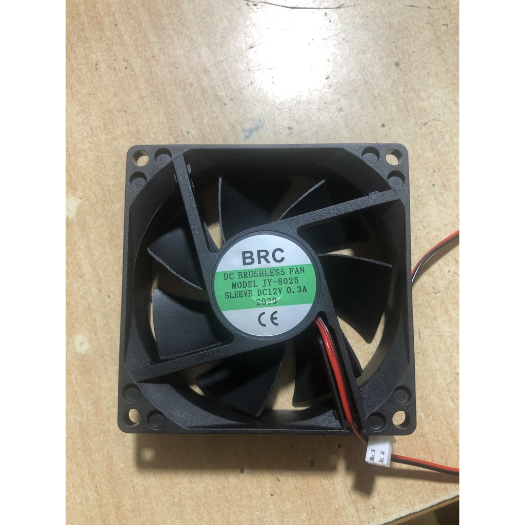 Quạt Tản Nhiệt 8x8x2.5cm 12VDC-0.3A