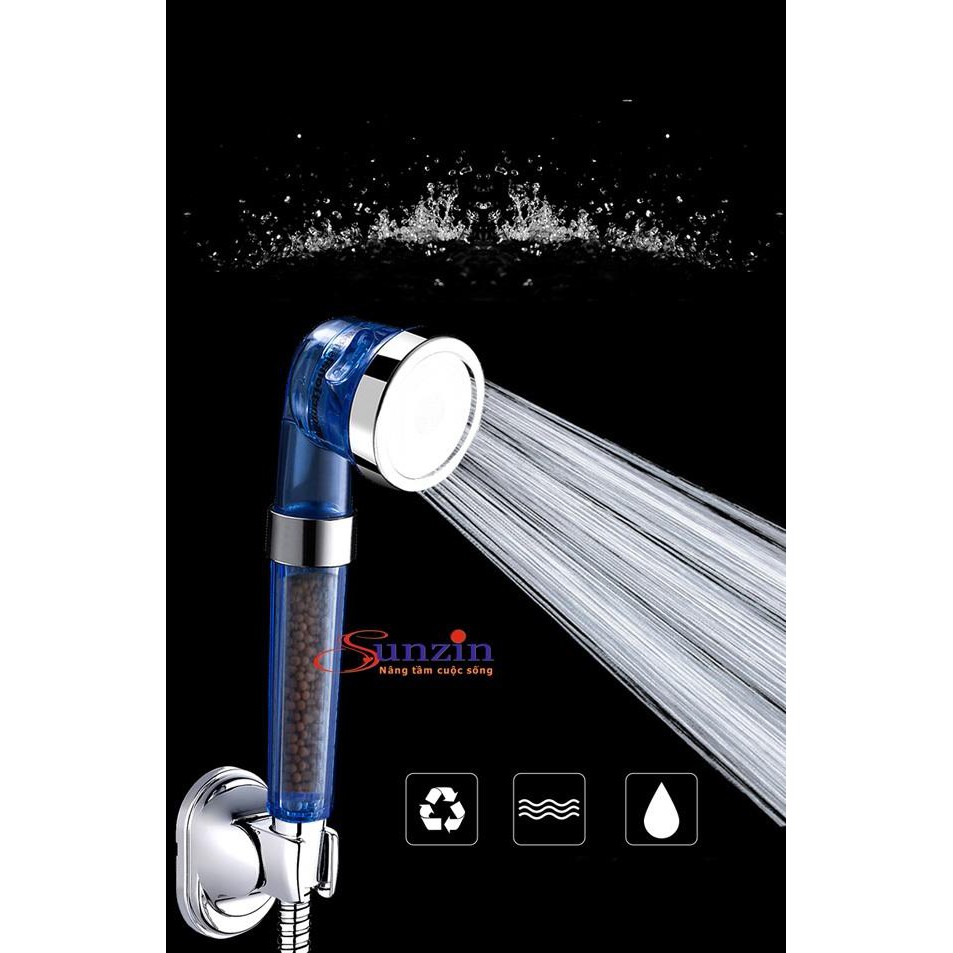 Bộ sen tắm tăng áp chỉnh 2 chế độ nước Sunzin