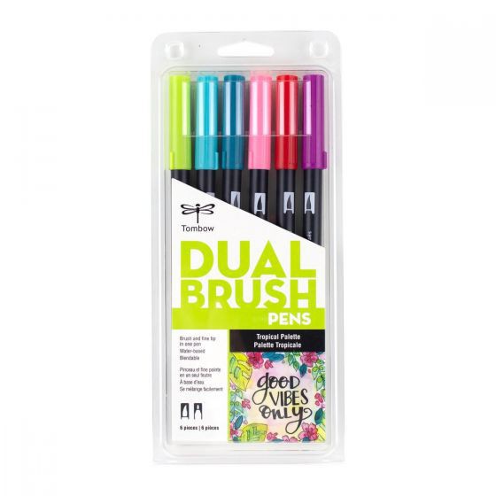 BỘ BÚT ABT BRUSH 6 CÂY MÀU TROPICAL