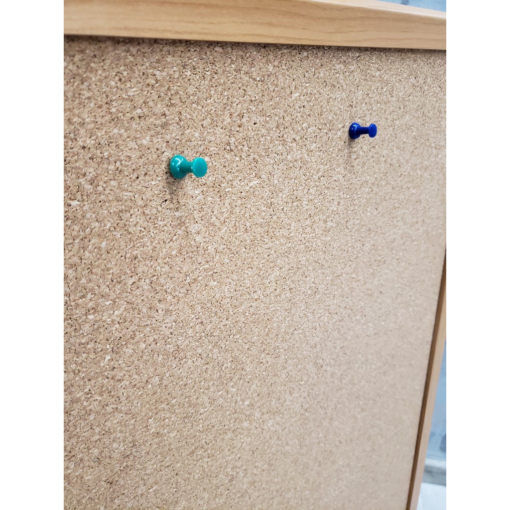 Bảng ghim bần  khung gỗ 60 x 90 cm - Tặng 1 hộp ghim 35 cái