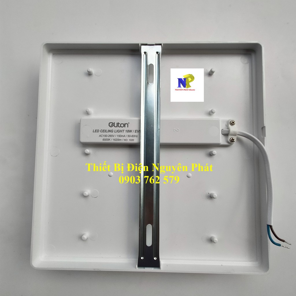 Led Ốp Trần Tràn Viền 18w Tròn Vuông Ánh Sáng Trắng - Hàng Chất Lượng Cao