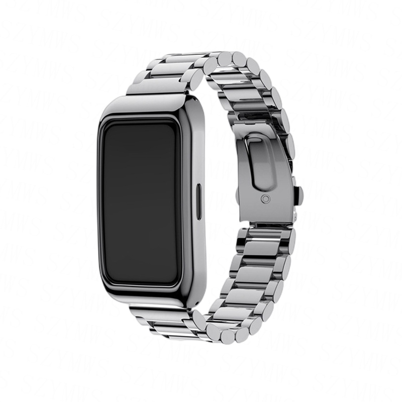 Dây Đeo Thay Thế Bằng Thép Không Gỉ + Ốp Bảo Vệ Cho Huawei Honor Band 6 / 7 / Huawei Band 7