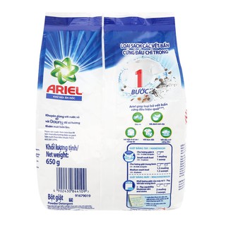 Bột giặt Ariel Khử mùi 650g