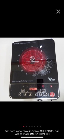 Bếp hồng ngoại Bosco BC-HL2100D