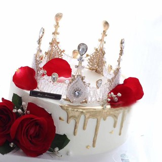 Trang trí vương miện pha lê dk 14cm