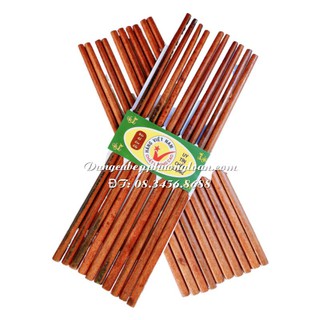 Đũa gỗ nghiến 24.5cm hàng việt nam chất lượng cao