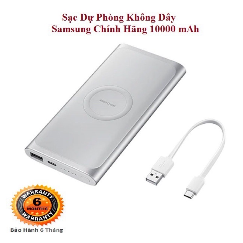 Sạc dự phòng Samsung không dây chính hãng, bao chính hãng không chính hãng hoàn tiền gấp đôi