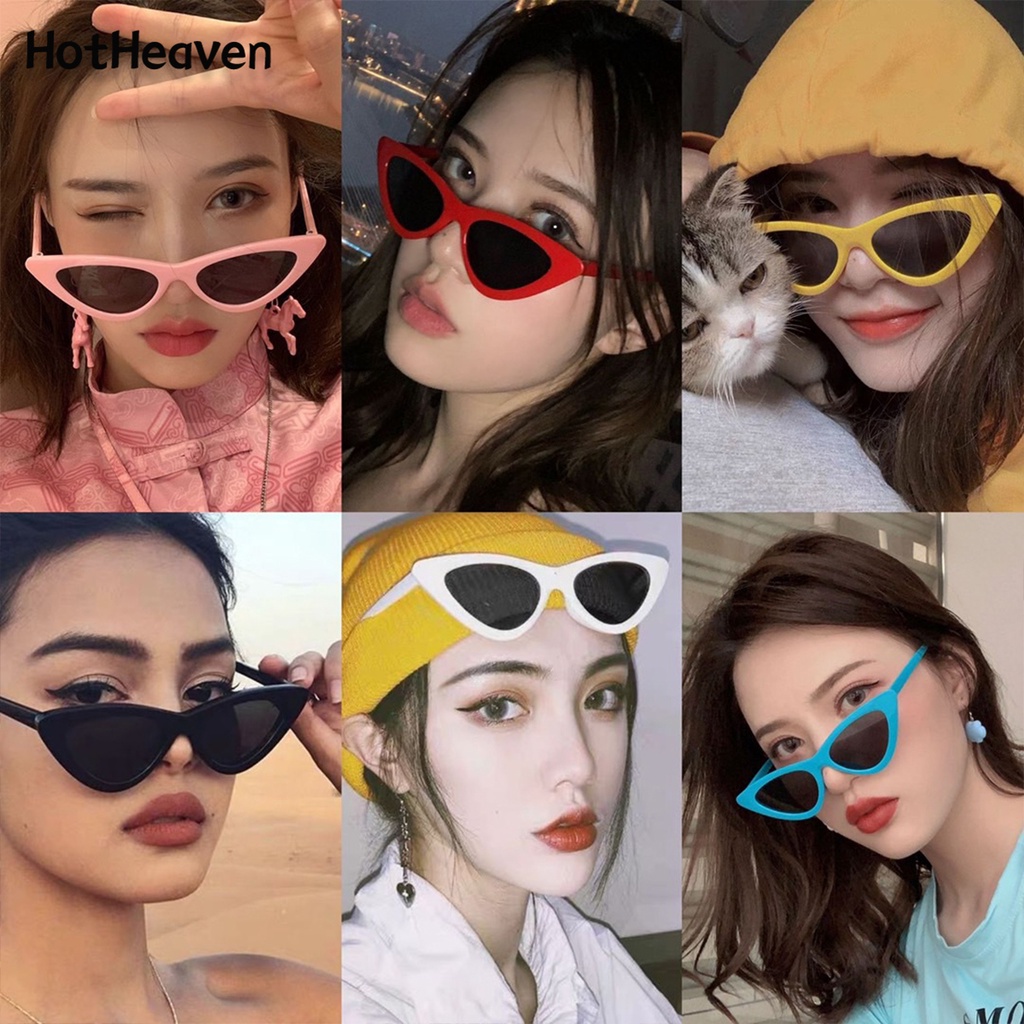 Kính Mát Thời Trang Nữ Chống Tia UV400 Kiểu Mắt Mèo 12 Phong Cách