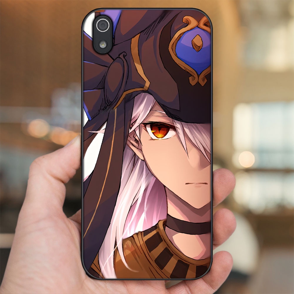 Ốp lưng Xiaomi Redmi 7A viền đen in hình Cyno Genshin Impact