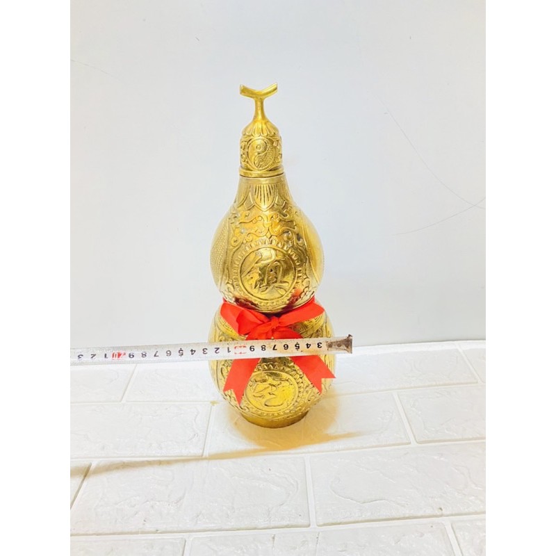 HỒ LÔ ĐỒNG CAO 32cm nặng 2 kg  chất liệu bằng đồng 💯 l