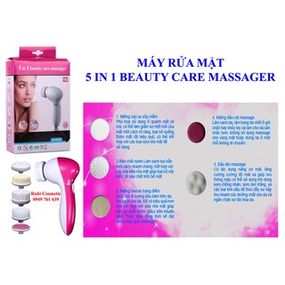 [ Bảo hành 12 tháng ]  Máy rửa mặt mát xa 5 trong 1 cao cấp