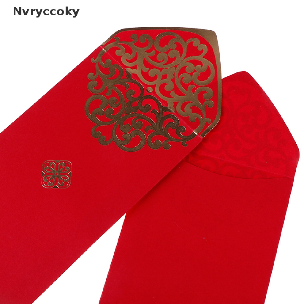 Set 10 bao lì xì đỏ may mắn cho năm mới