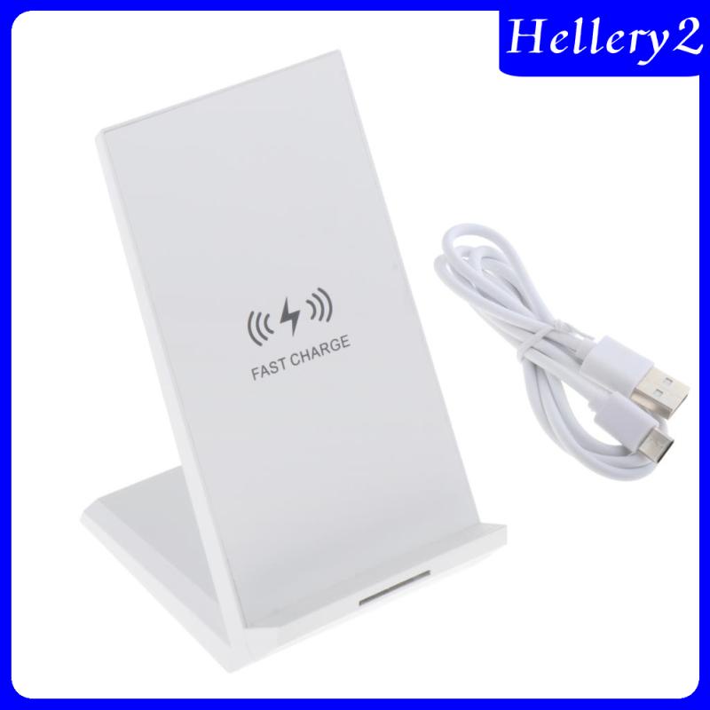 [HELLERY2] 15W Fast Wireless Charger Stand For Samsung S10 S9 S8 Charging Dock Black