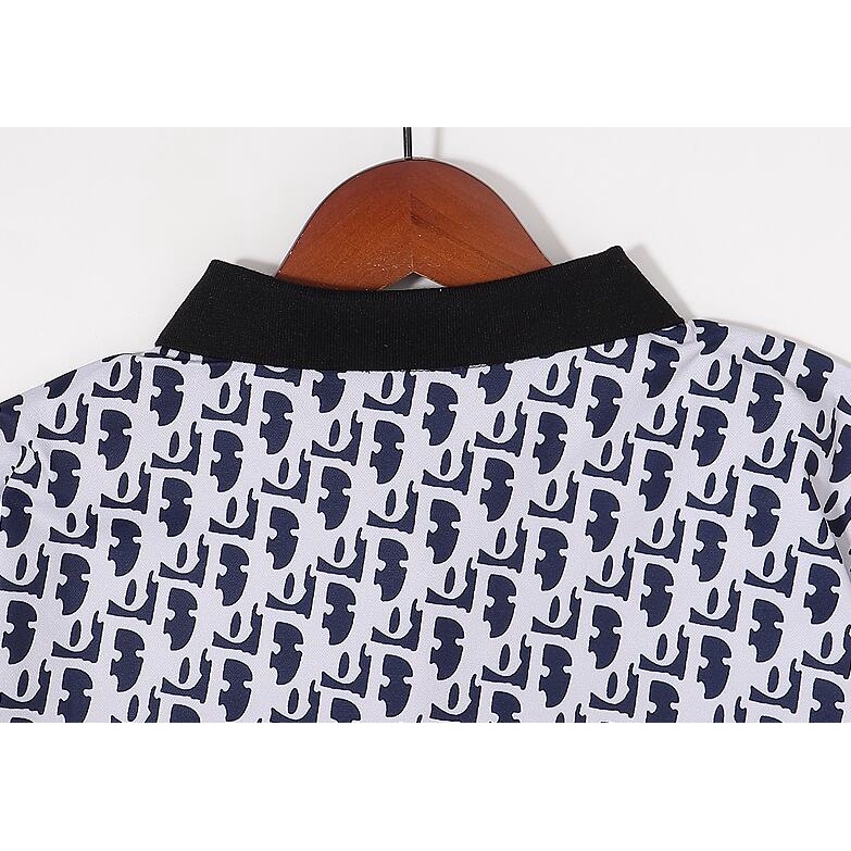 Áo Thun Polo Tay Ngắn Vải Cotton In Họa Tiết Thời Trang Cho Nam Và Nữ