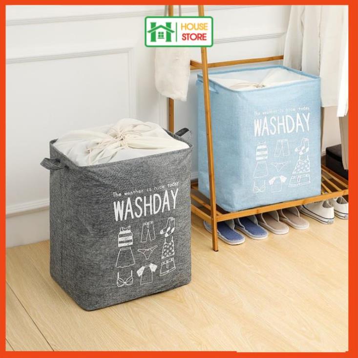 TÚI ĐỰNG ĐỒ WASHDAY GẤP GỌN SIÊU HÓT - HỘP ĐỰNG ĐỒ HOUSE.STORE