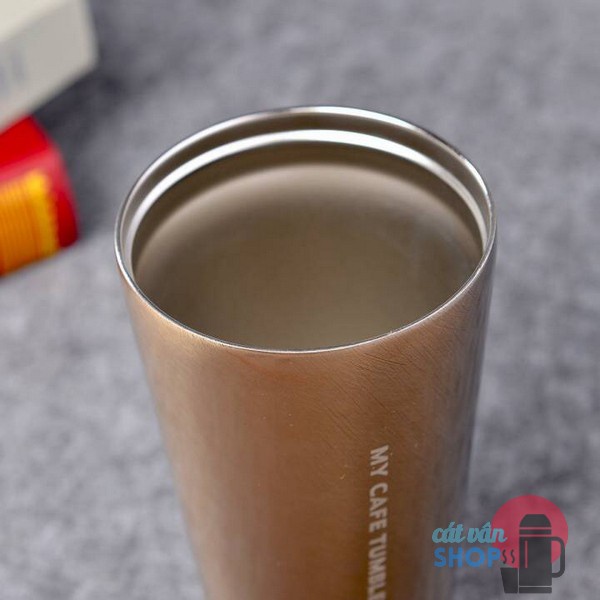 Ly Giữ Nhiệt Lock&Lock Clip Tumbler 540ml bằng Thép Không Gỉ Inox 304, Kèm Ống Hút  LHC4151