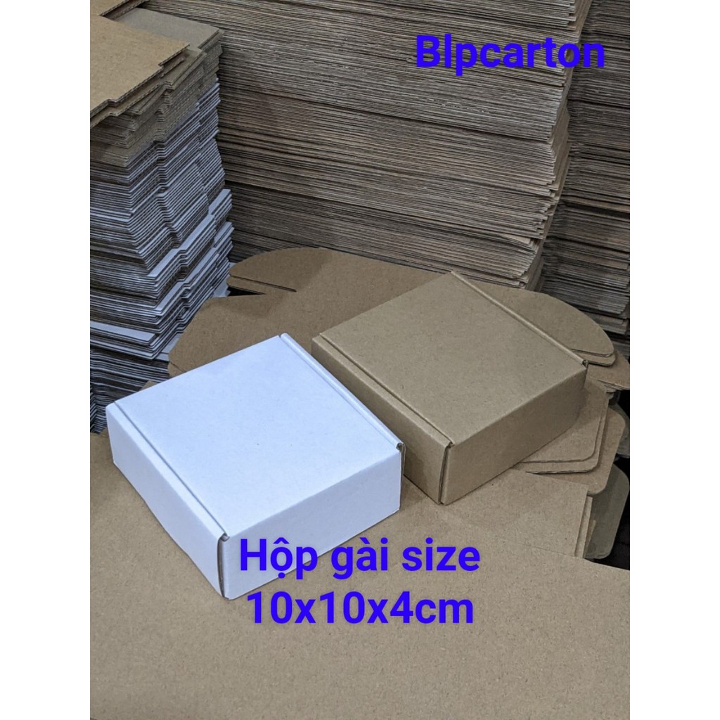 20 HỘP CARTON GÀI ĐỰNG PHỤ KIỆN SIZE 10X10X4CM