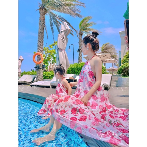 Maxi hoa cặp mẹ bé
