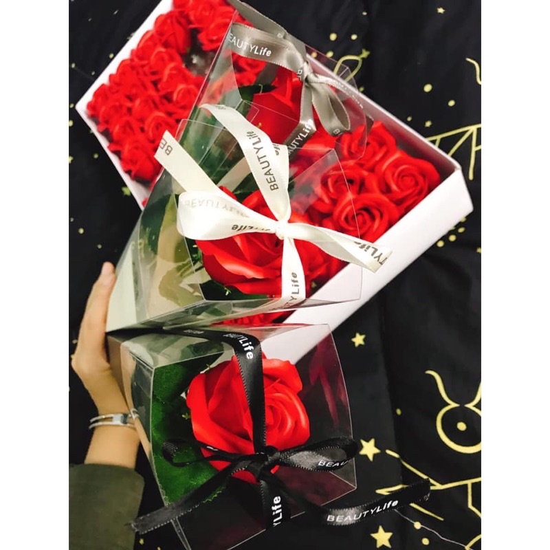 Hoa sáp 1 bông,hoa làm quà tặng