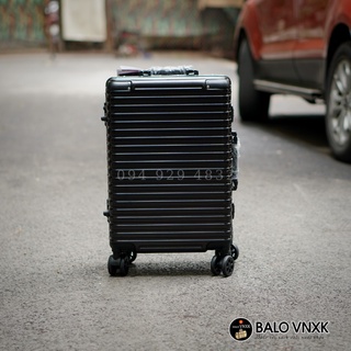 Vali khung nhôm khóa sập cao cấp TravelKing loại bản lề 6 vít