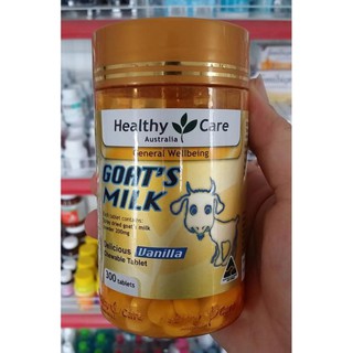 Sữa dê Healthy Care Goat's Milk Vị Vanila 300 viên